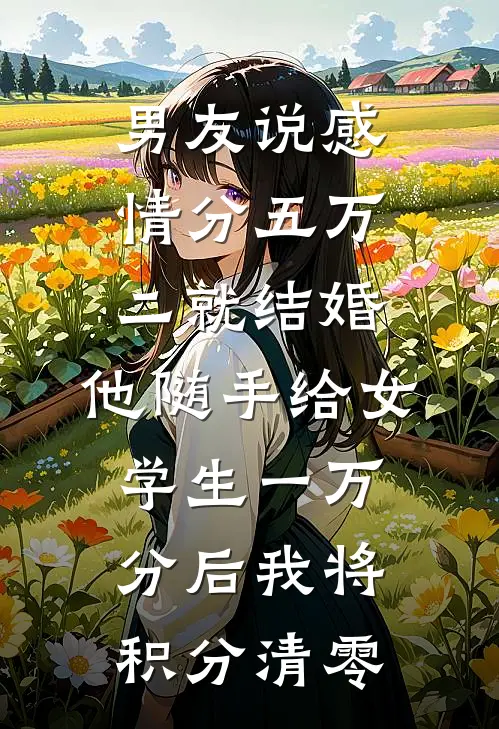 男友说感情分五万二就结婚，他随手给女学生一万分后我将积分清零